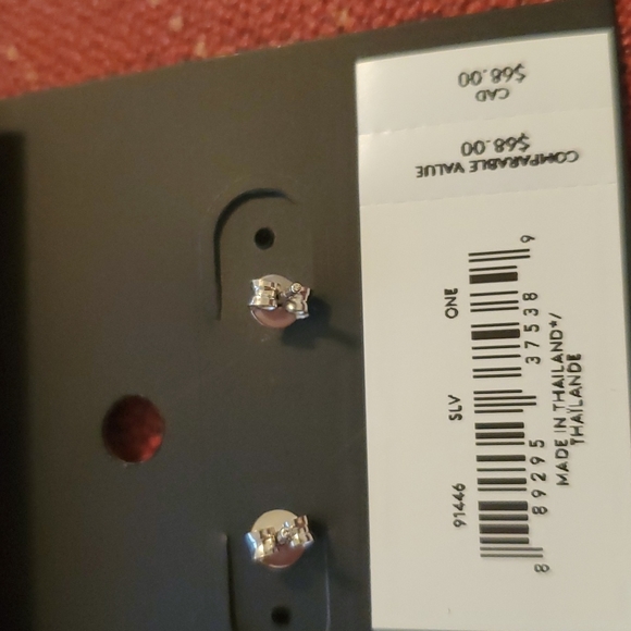 AUTHENTIC COACH SILVER DIAMOND STILETTOS MINI WITH SIGNATURE C AT BOTTOM - Picture 2 of 3